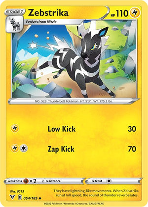 Zebstrika 054/185 [SWSH04: Vivid Voltage]