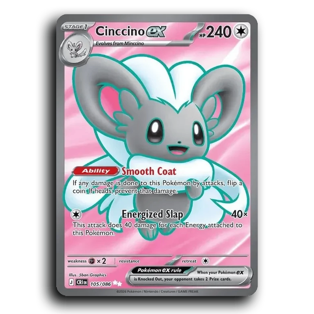 Cinccino ex (105/086) [Chaos Rising]