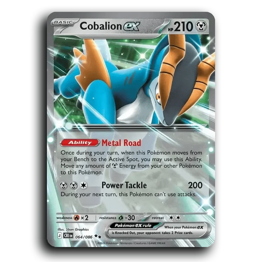 Cobalion ex (064/086) [Chaos Rising]