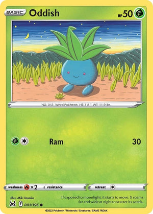 Oddish 001/196 [SWSH11: Lost Origin]