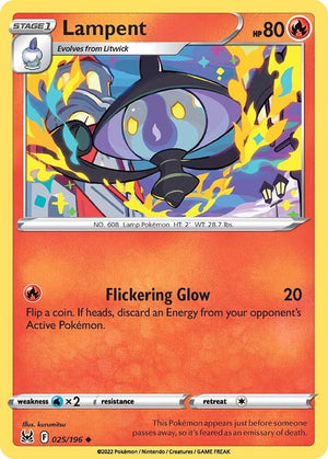 Lampent 025/196 [SWSH11: Lost Origin]