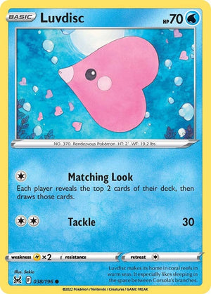 Luvdisc 038/196 [SWSH11: Lost Origin]