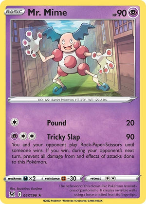Mr. Mime 067/196 [SWSH11: Lost Origin]