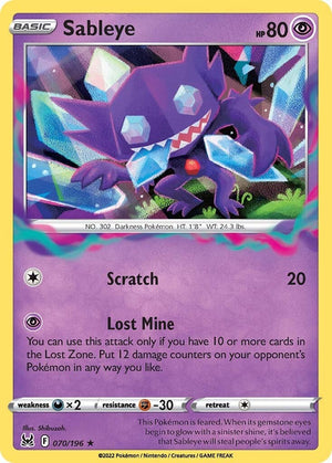 Sableye 070/196 [SWSH11: Lost Origin]