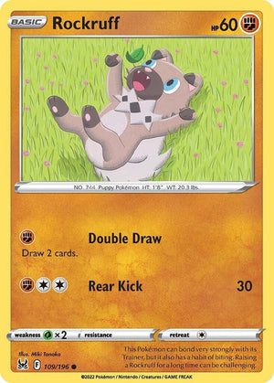 Rockruff 109/196 [SWSH11: Lost Origin]