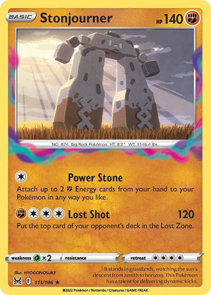 Stonjourner 111/196 [SWSH11: Lost Origin]