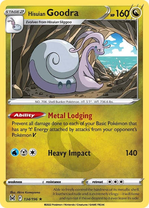 Hisuian Goodra 134/196 [SWSH11: Lost Origin]