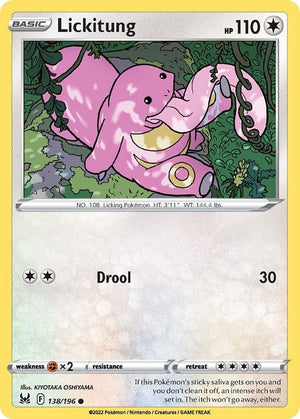 Lickitung 138/196 [SWSH11: Lost Origin]
