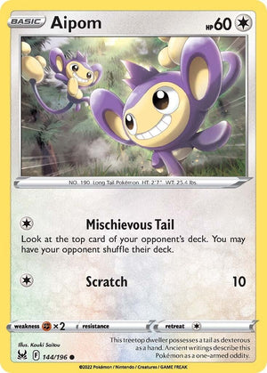 Aipom 144/196 [SWSH11: Lost Origin]