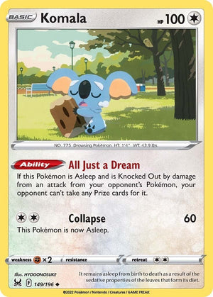 Komala 149/196 [SWSH11: Lost Origin]