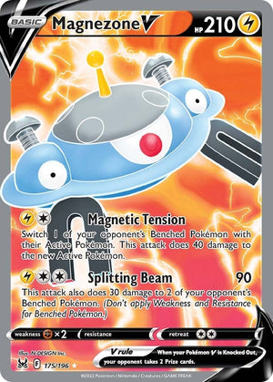 Magnezone V (Full Art) 175/196 [SWSH11: Lost Origin]