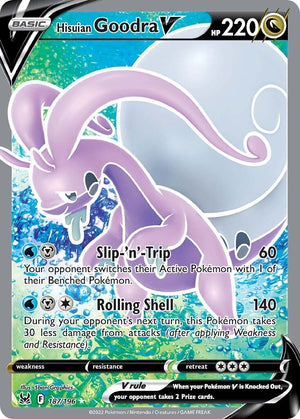 Hisuian Goodra V (Full Art) 187/196 [SWSH11: Lost Origin]