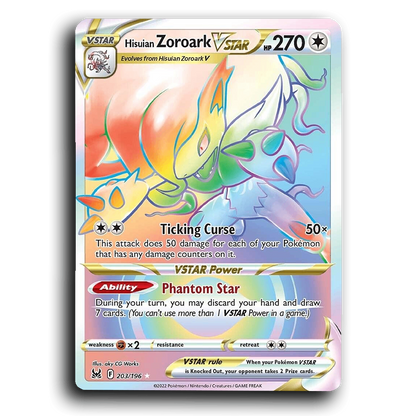 Hisuian Zoroark VSTAR (203/196) [Lost Origin]