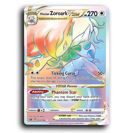 Hisuian Zoroark VSTAR (203/196) [Lost Origin]