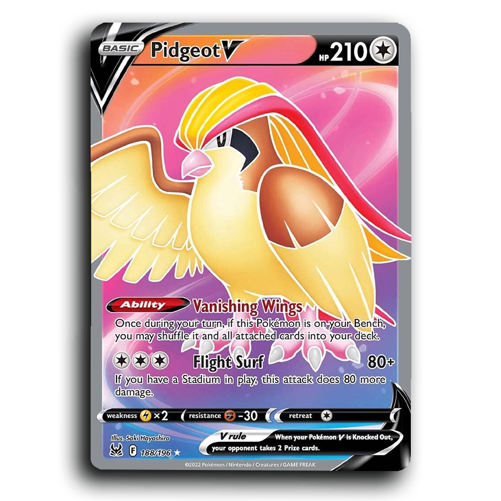 Pidgeot V (188/196) [Lost Origin]