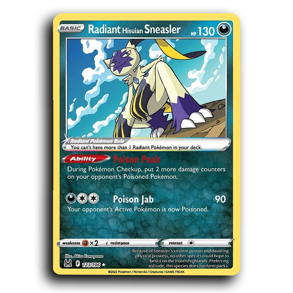Radiant Hisuian Sneasler (123/196) [Lost Origin]