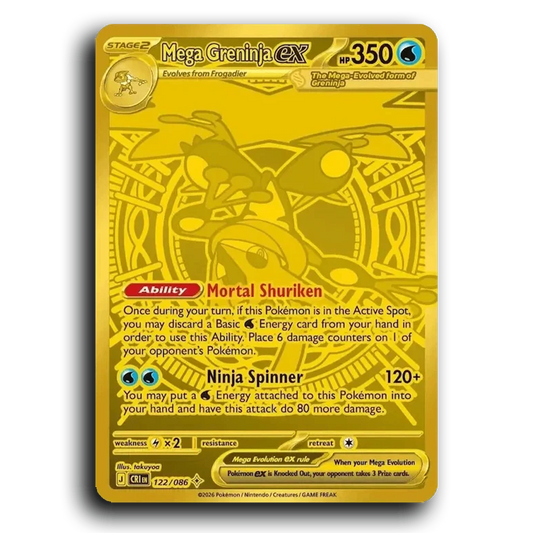 Mega Greninja ex (122/086) [Chaos Rising]