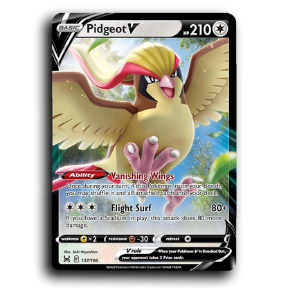 Pidgeot V (137/196) [Lost Origin]