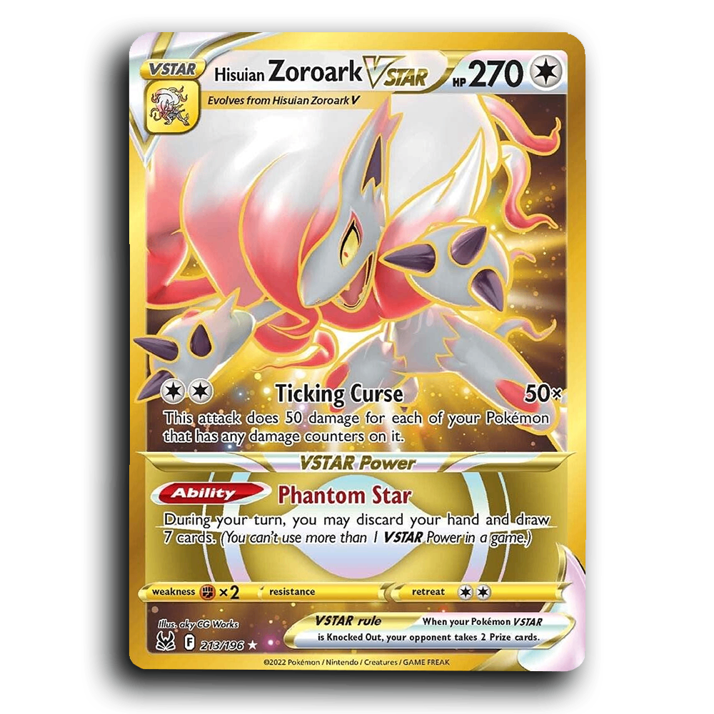 Hisuian Zoroark VSTAR (213/196) [Lost Origin]