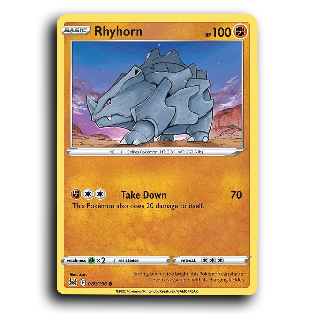 Rhyhorn (089/196) [Lost Origin]
