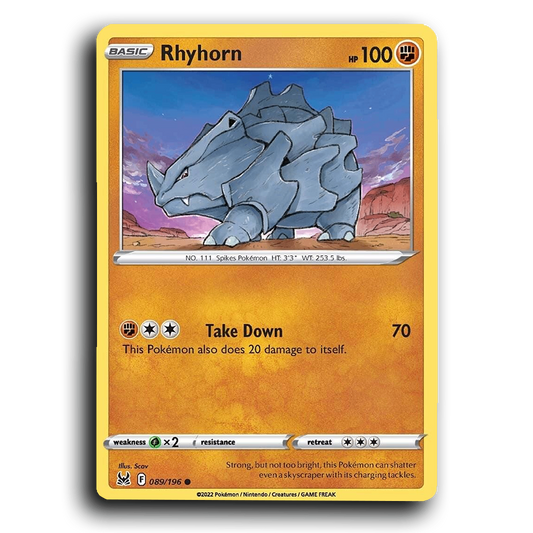 Rhyhorn (089/196) [Lost Origin]
