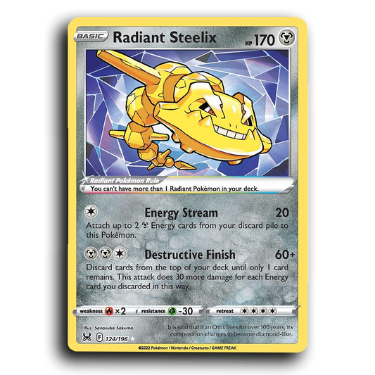 Radiant Steelix (124/196) [Lost Origin]