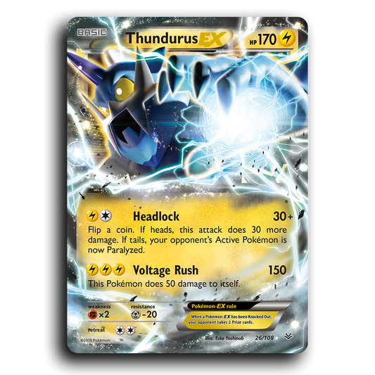 Thundurus EX (26/108) [Roaring Skies]