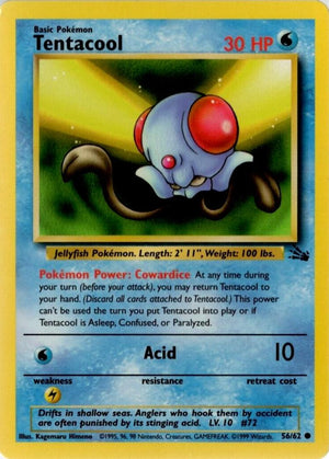 Tentacool 56/62 [Fossil]
