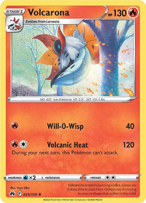 Volcarona 025/159 [SWSH: Crown Zenith]
