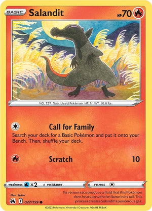 Salandit 027/159 [SWSH: Crown Zenith]