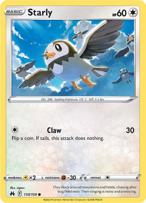 Starly 110/159 [SWSH: Crown Zenith]