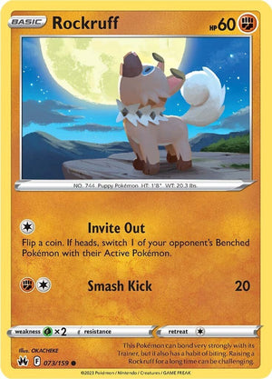 Rockruff 073/159 [SWSH: Crown Zenith]