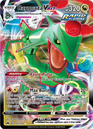 Rayquaza VMAX (101) 101/159 [SWSH: Crown Zenith]
