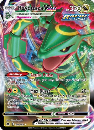 Rayquaza VMAX (102) 102/159 [SWSH: Crown Zenith]
