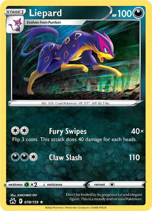 Liepard 078/159 [SWSH: Crown Zenith]