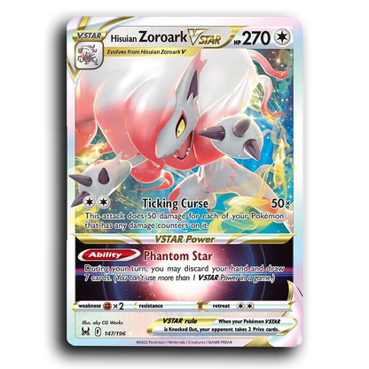 Hisuian Zoroark VSTAR (147/196) [Lost Origin]