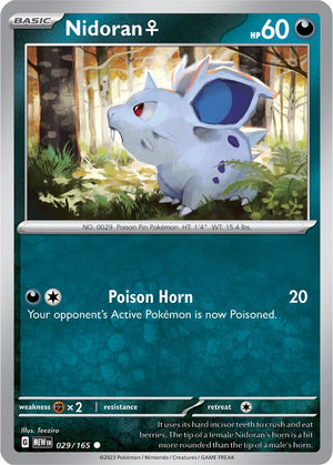 Nidoran F 029/165 [SV: Scarlet & Violet 151]