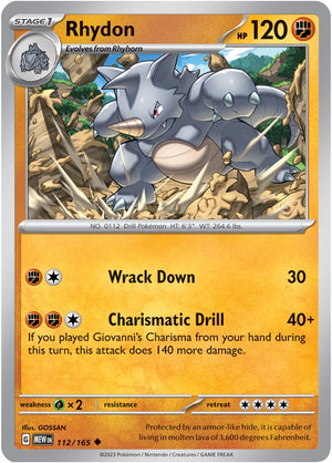 Rhydon [MEW - 112/165]