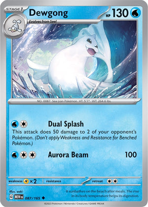 Dewgong [MEW - 087/165]