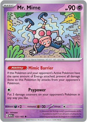 Mr. Mime - 122/165 [MEW - 122/165]