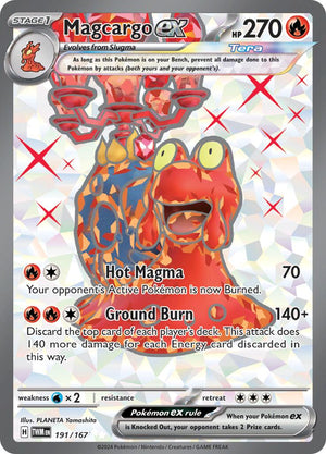 Magcargo ex - 191/167 [SV06: Twilight Masquerade]