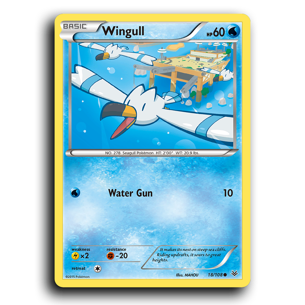 Wingull (18/108) [Roaring Skies]