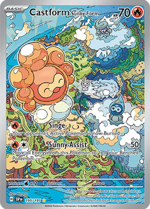 Castform Sunny Form - 195/191 [SV08: Surging Sparks]
