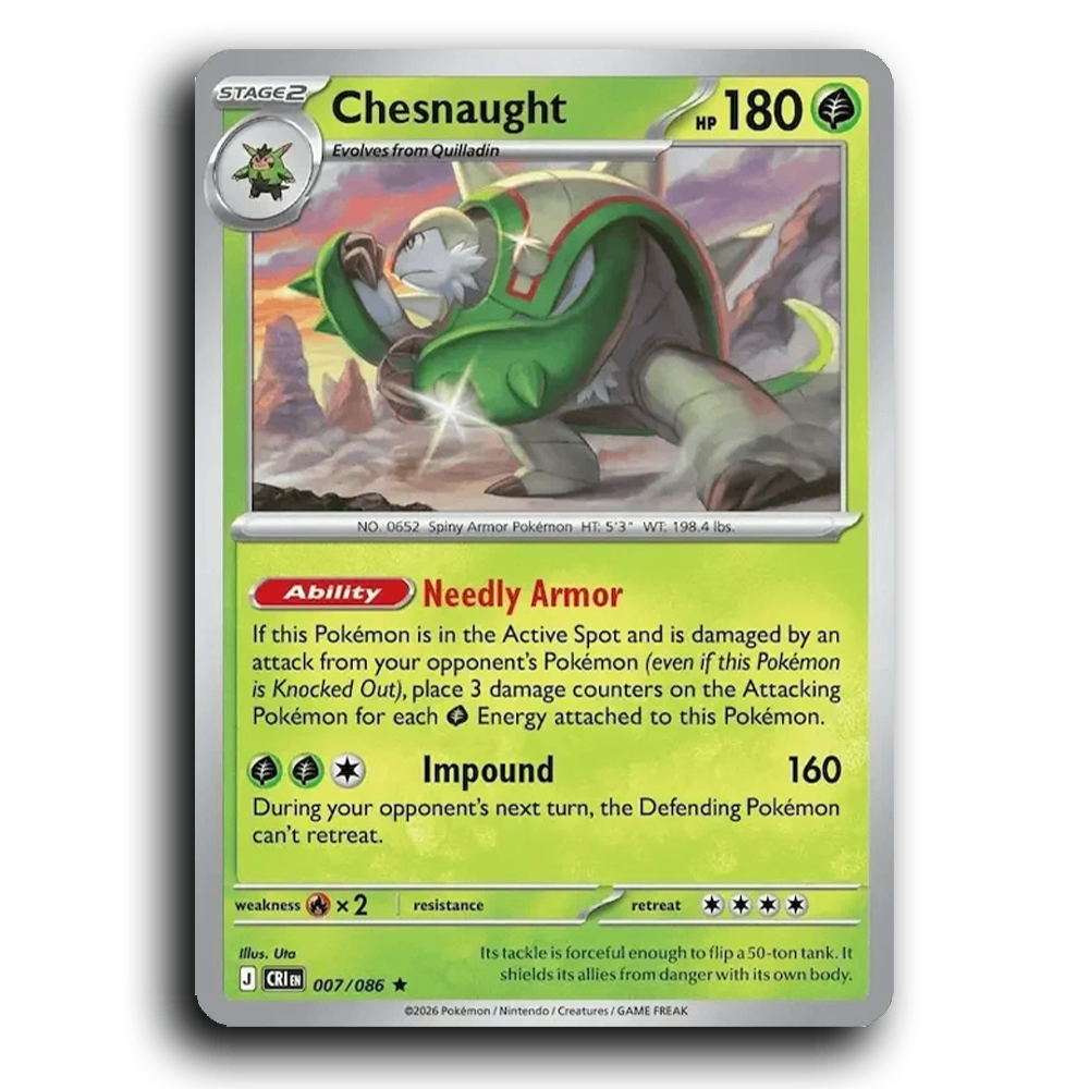 Chesnaught (007/086) [Chaos Rising]