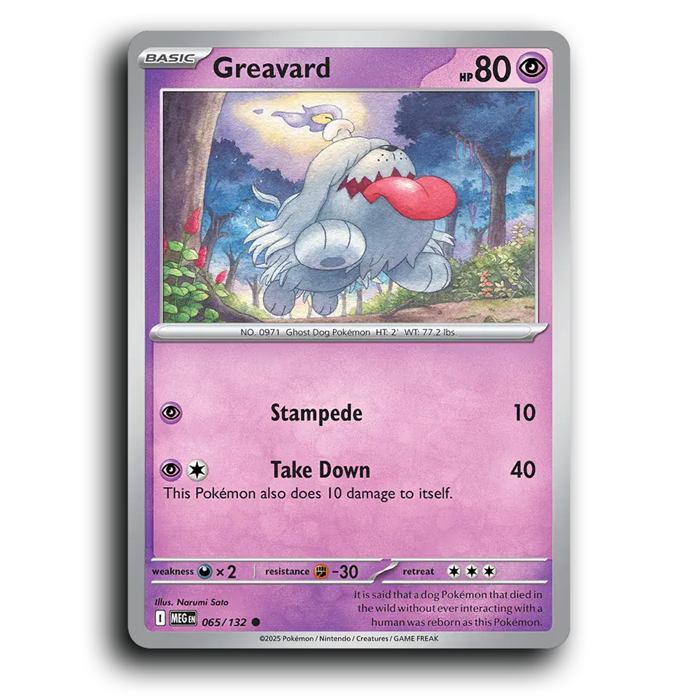 Greavard - 065/132 [Mega Evolution]