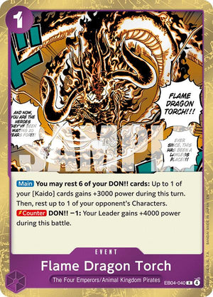 Flame Dragon Torch EB04-040 [The Azure Sea's Seven]