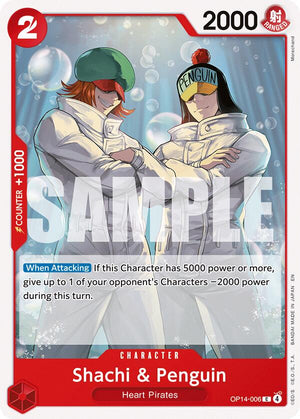 Shachi & Penguin OP14-006 [The Azure Sea's Seven]