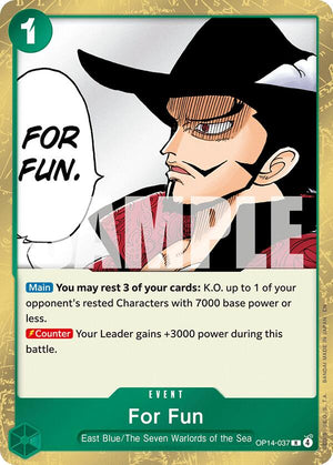 For Fun OP14-037 [The Azure Sea's Seven]