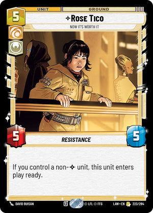 Rose Tico - Now It's Worth It 223/264 [A Lawless Time]