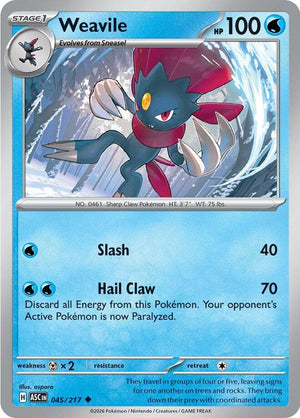 Weavile - 045/217 [ASC - 045/217]